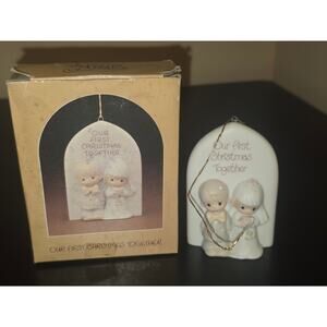 Enesco Precious Moments Our First Christmas Together Ornament E2385 Vintage 1982